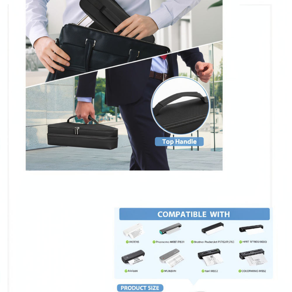 Tas Penyimpanan Printer Portab - Tech Accessories Travel Organizer Pouch ulasan dan harga