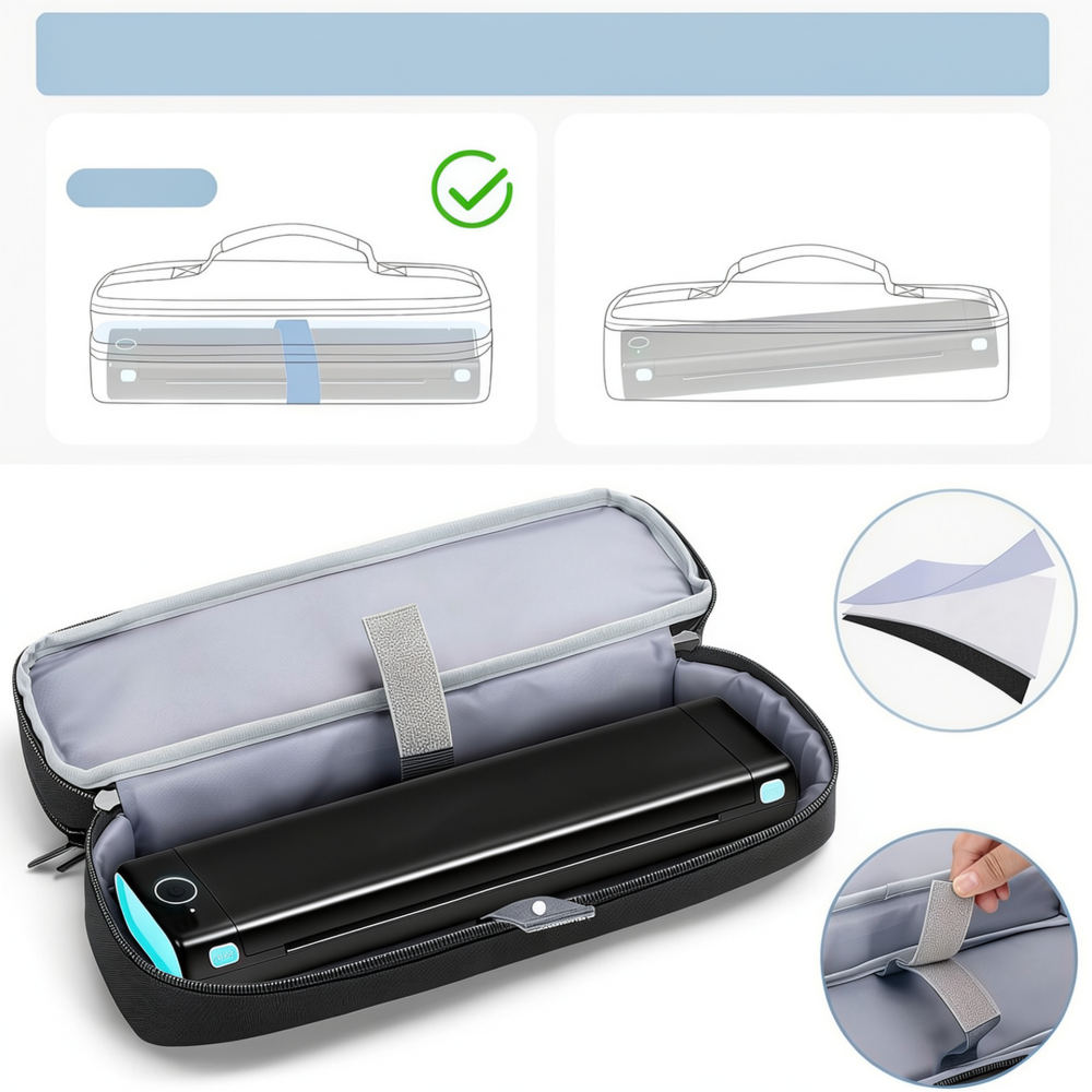 Tas Penyimpanan Printer Portab - Tech Accessories Travel Organizer Pouch ulasan dan harga